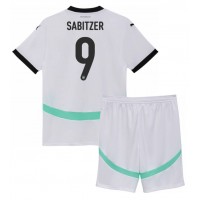 Maglia Calcio Austria Marcel Sabitzer #9 Seconda Divisa Bambino Europei 2024 Manica Corta (+ pantaloncini)